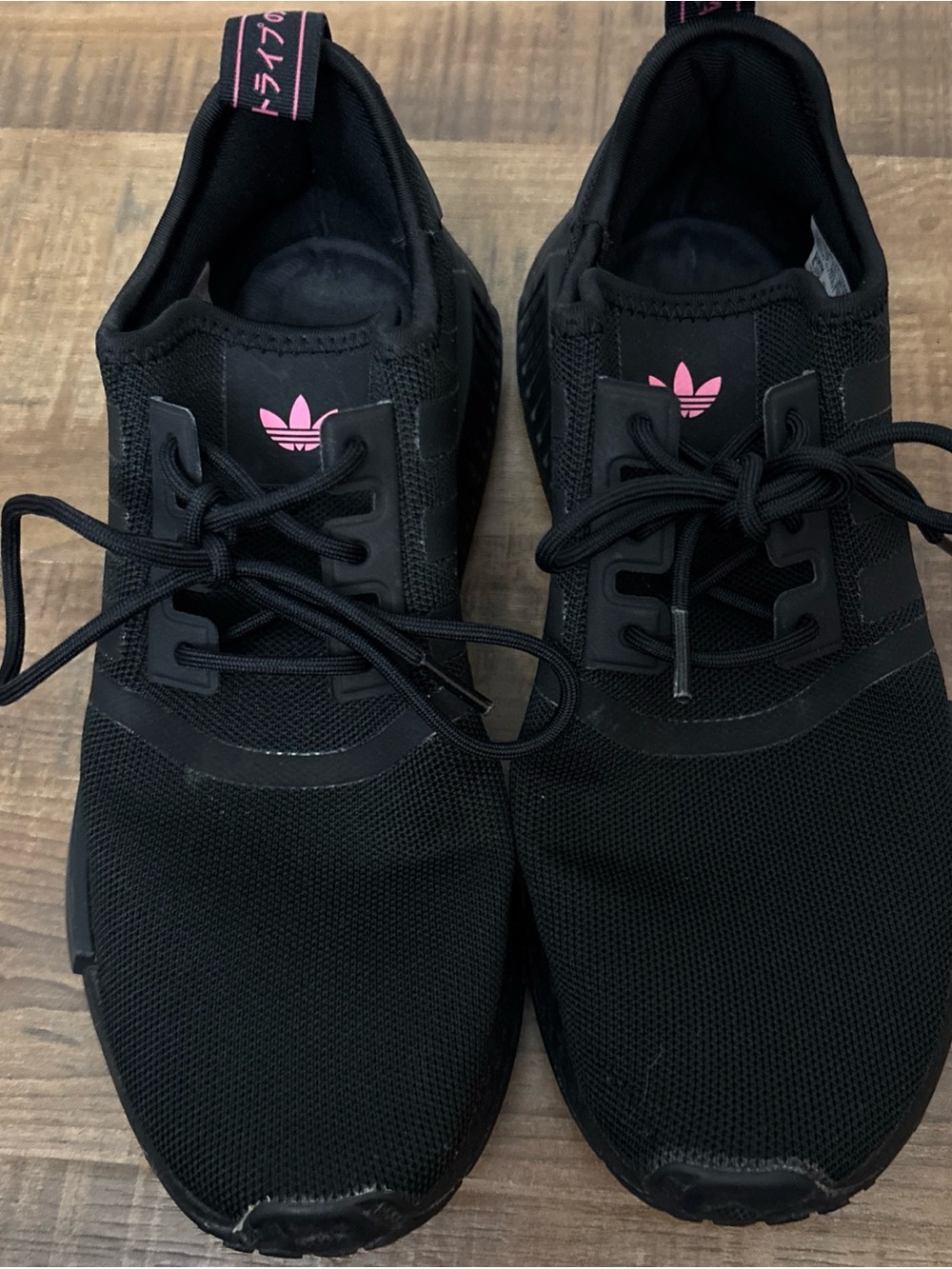 Adidas NMD_R1 Primeblue Black/Black Hot Pink Women’s Size 8 1/2 US